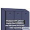 Salsbury Industries 2 Tier Designer Locker, 54"Wx76"Hx21"D, 6 Door, Blue 18-22361BLU - alternate 3